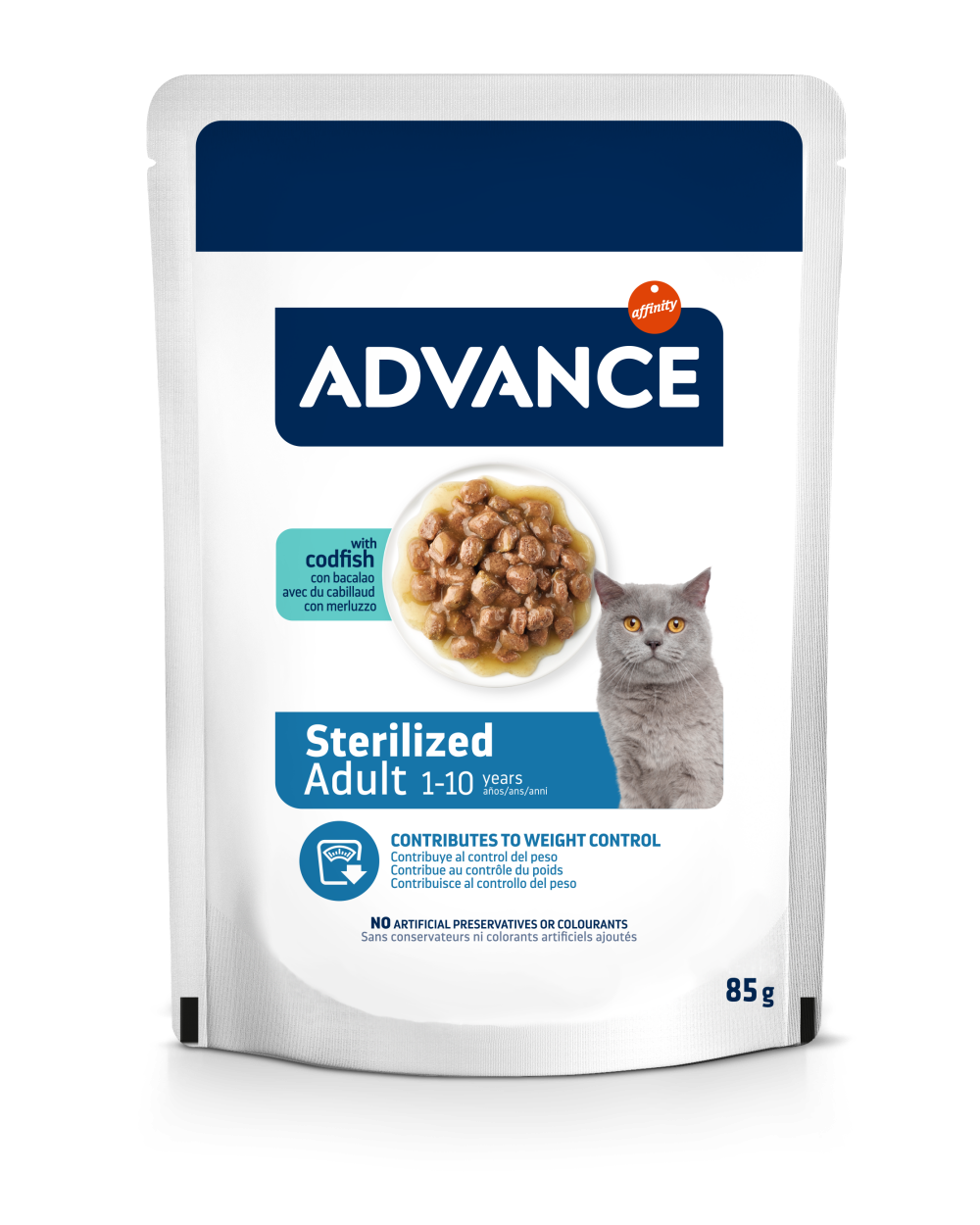 STERILIZED ADULT COM BACALHAU EM SAQUETAS